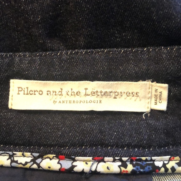 NWOT dark blue Pilcro Flares - Picture 11 of 16